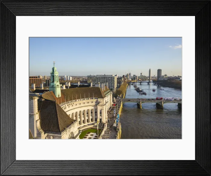 Framed Print : County Hall, South Bank, London, England, UK Framed Print : County Hall, South Bank, London, England, UK
