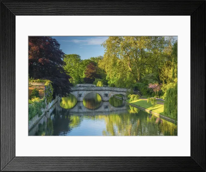 Framed Print : UK, England, Cambridgeshire, Cambridge, The Backs, River Cam Framed Print : UK, England, Cambridgeshire, Cambridge, The Backs, River Cam