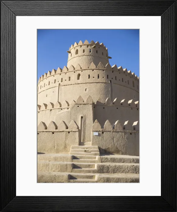 Framed Print : United Arab Emirates, Abu Dhabi, Al Ain, Al Jahili Fort Framed Print : United Arab Emirates, Abu Dhabi, Al Ain, Al Jahili Fort