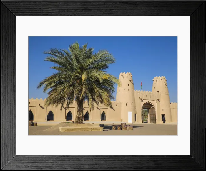Framed Print : United Arab Emirates, Abu Dhabi, Al Ain, Al Jahili Fort Framed Print : United Arab Emirates, Abu Dhabi, Al Ain, Al Jahili Fort
