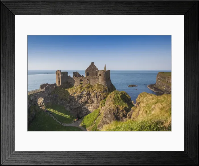 Framed Print : UK, Northern Ireland, County Antrim, Bushmills, Dunluce Castle ruins Framed Print : UK, Northern Ireland, County Antrim, Bushmills, Dunluce Castle ruins