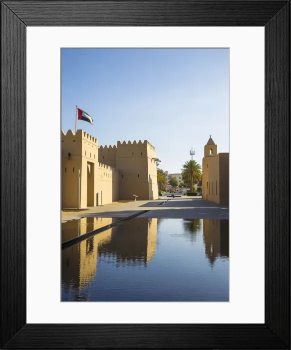 Framed Print : United Arab Emirates, Abu Dhabi, Al Ain, Qasr Al Muwaiji, birthplace of Sheikh Zayed Framed Print : United Arab Emirates, Abu Dhabi, Al Ain, Qasr Al Muwaiji, birthplace of Sheikh Zayed