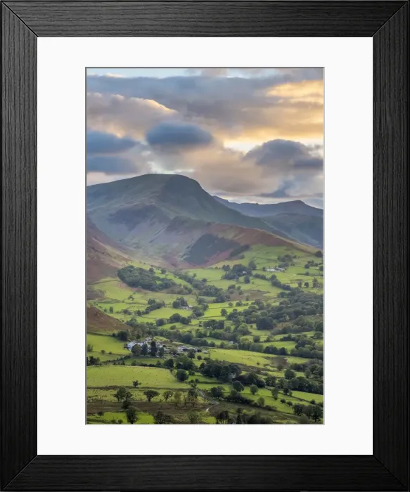 Framed Print : UK, England, Cumbria, Lake District, Newlands Valley Framed Print : UK, England, Cumbria, Lake District, Newlands Valley
