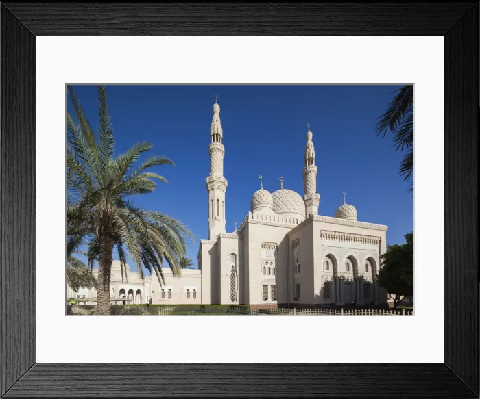 Framed Print : UAE, Dubai, Jumeirah, Jumeirah Mosque Framed Print : UAE, Dubai, Jumeirah, Jumeirah Mosque