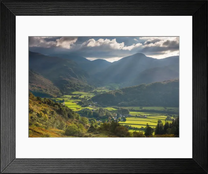 Framed Print : UK, England, Cumbria, Lake District, Borrowdale, Rosthwaite Framed Print : UK, England, Cumbria, Lake District, Borrowdale, Rosthwaite