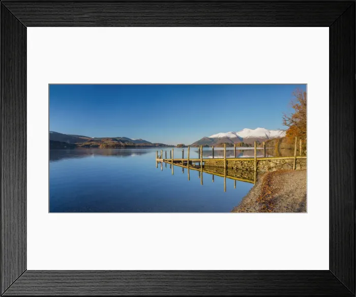 Framed Print : UK, England, Cumbria, Lake District, Keswick, Derwentwater, Ashness Jetty, Skiddaw Framed Print : UK, England, Cumbria, Lake District, Keswick, Derwentwater, Ashness Jetty, Skiddaw