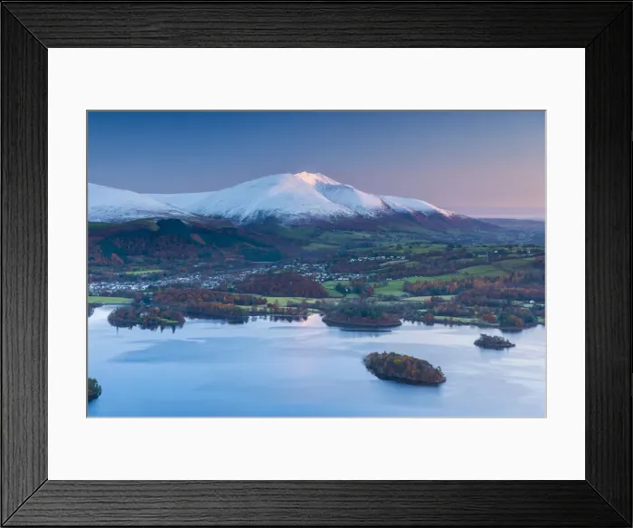 Framed Print : UK, England, Cumbria, Lake District, Derwentwater, Blencathra Mountain above Keswick Framed Print : UK, England, Cumbria, Lake District, Derwentwater, Blencathra Mountain above Keswick