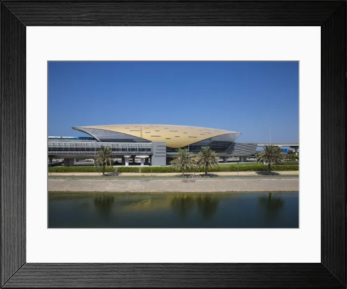 Framed Print : United Arab Emirates, Dubai, Mall of the Emirates metro station Framed Print : United Arab Emirates, Dubai, Mall of the Emirates metro station
