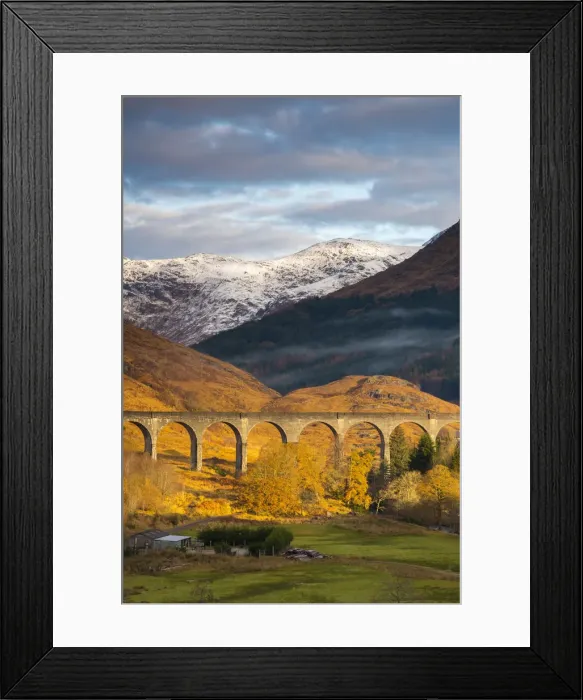 Framed Print : UK, Scotland, Highland, Loch Shiel, Glenfinnan, Glenfinnan Railway Viaduct, part of Framed Print : UK, Scotland, Highland, Loch Shiel, Glenfinnan, Glenfinnan Railway Viaduct, part of