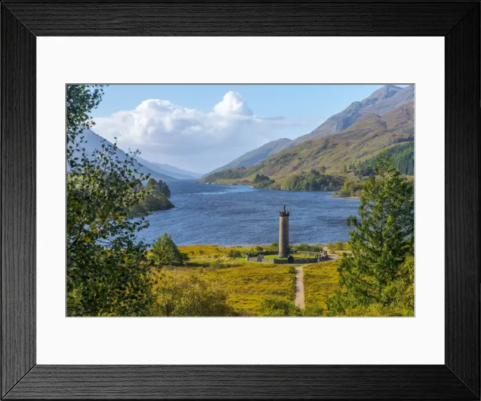 Framed Print : UK, Scotland, Highland, Loch Shiel, Glenfinnan, Glenfinnan Monument to the 1745 landing Framed Print : UK, Scotland, Highland, Loch Shiel, Glenfinnan, Glenfinnan Monument to the 1745 landing
