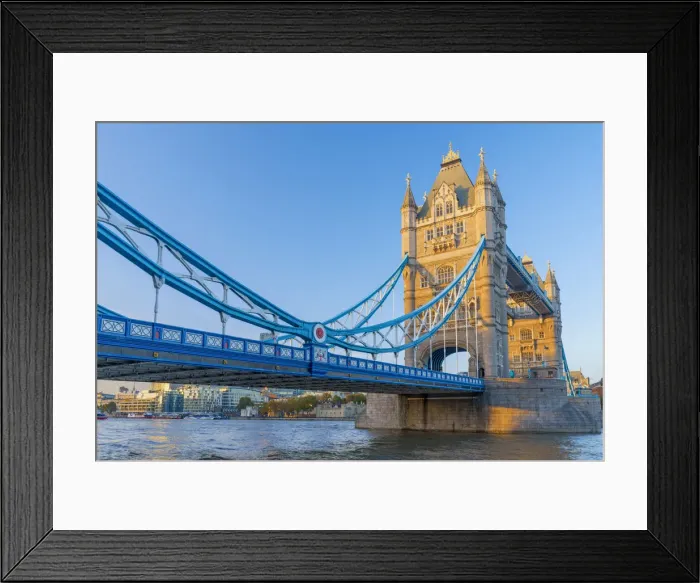 Framed Print : UK, England, London, Tower Bridge over River Thames Framed Print : UK, England, London, Tower Bridge over River Thames