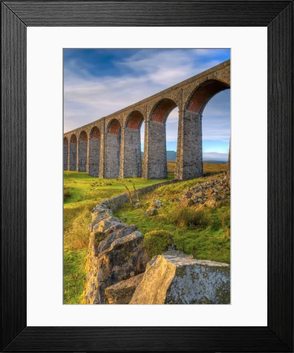 Framed Print : UK, England, North Yorkshire, Ribblehead Viaduct on the Settle to Carlisle Railway Line