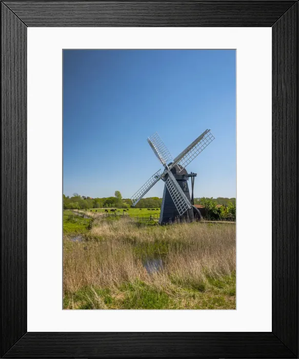 Framed Print : UK, England, Suffolk, Herringfleet, Herringfleet Mill or Walkers Mill, Drainage mill Framed Print : UK, England, Suffolk, Herringfleet, Herringfleet Mill or Walkers Mill, Drainage mill