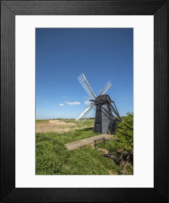 Framed Print : UK, England, Suffolk, Herringfleet, Herringfleet Mill or Walkers Mill, Drainage mill Framed Print : UK, England, Suffolk, Herringfleet, Herringfleet Mill or Walkers Mill, Drainage mill