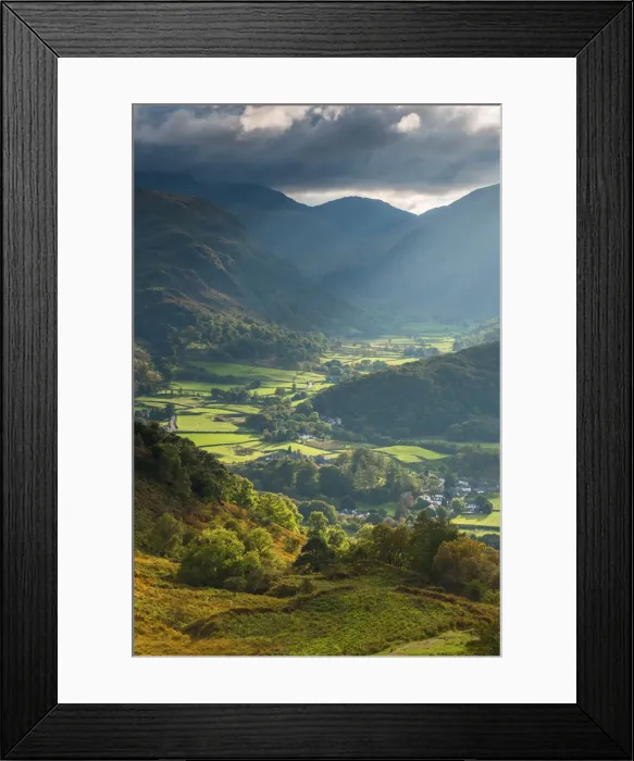 Framed Print : UK, England, Cumbria, Lake District, Borrowdale, Rosthwaite Framed Print : UK, England, Cumbria, Lake District, Borrowdale, Rosthwaite