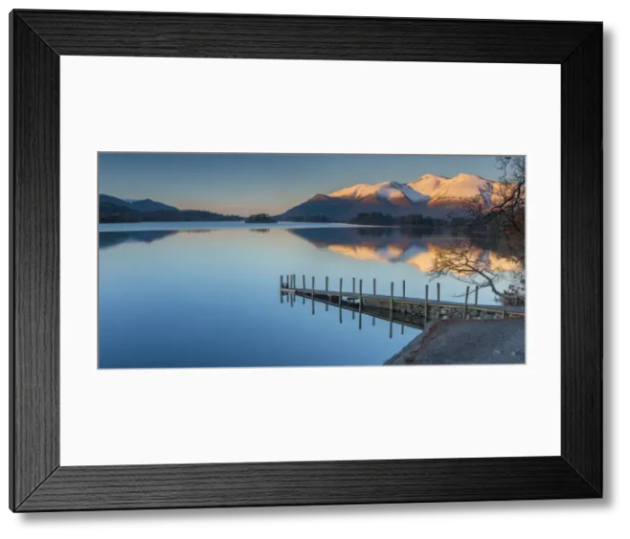 Framed Print : UK, England, Cumbria, Lake District, Keswick, Derwentwater, Ashness Jetty, Skiddaw Framed Print : UK, England, Cumbria, Lake District, Keswick, Derwentwater, Ashness Jetty, Skiddaw