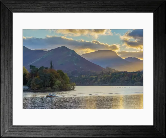 Framed Print : UK, England, Cumbria, Lake District, Keswick, Derwentwater Framed Print : UK, England, Cumbria, Lake District, Keswick, Derwentwater