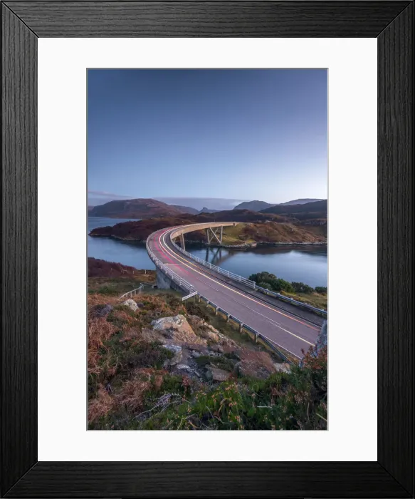 Framed Print : UK, Scotland, Highland, Sutherland, Loch a Chairn Bhain, Kylesku, Kylesku Bridge Framed Print : UK, Scotland, Highland, Sutherland, Loch a Chairn Bhain, Kylesku, Kylesku Bridge