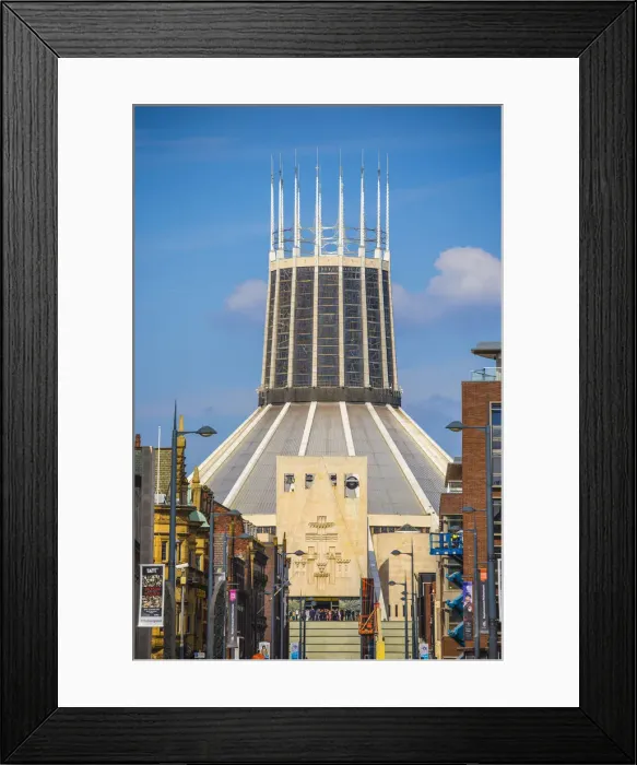 Framed Print : England, Merseyside, Liverpool, Metropolitan Cathderal Framed Print : England, Merseyside, Liverpool, Metropolitan Cathderal