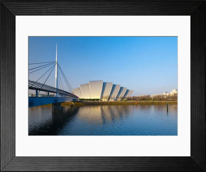 Framed Print : UK, Scotland, Glasgow, Scottish Exhibition and Conference Centre SECC, or Armadillo