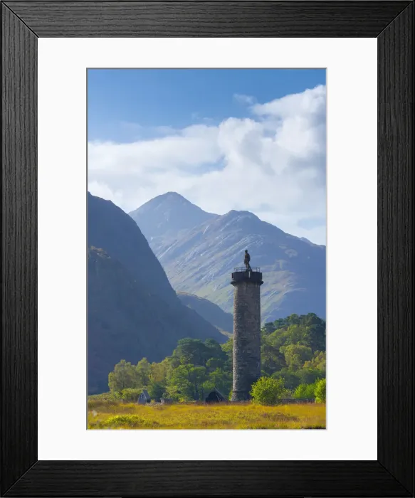 Framed Print : UK, Scotland, Highland, Loch Shiel, Glenfinnan, Glenfinnan Monument to the 1745 landing Framed Print : UK, Scotland, Highland, Loch Shiel, Glenfinnan, Glenfinnan Monument to the 1745 landing
