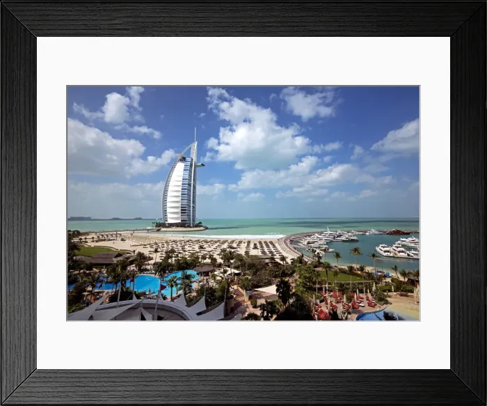 Framed Print : Jumeirah Beach, Burj Al Arab Hotel, Dubai, United Arab Emirates, Middle East Framed Print : Jumeirah Beach, Burj Al Arab Hotel, Dubai, United Arab Emirates, Middle East