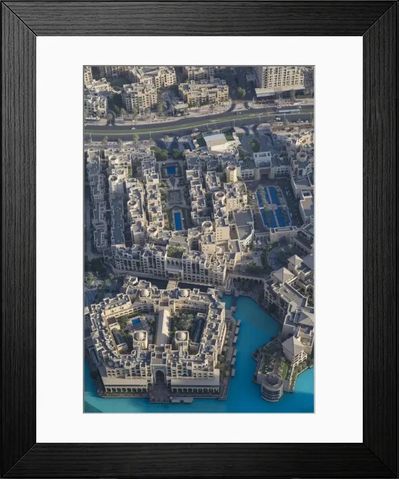 Framed Print : United Arab Emirates, Dubai, View of Souk El Bahar Framed Print : United Arab Emirates, Dubai, View of Souk El Bahar