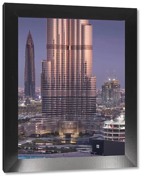 UAE, Dubai, Downtown Dubai, Burj Khalifa, worlds tallest building as of 2016
