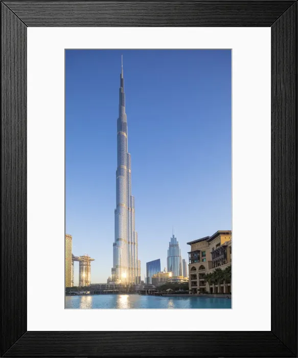 Framed Print : Burj Khalifa, Downtown, Dubai, United Arab Emirates Framed Print : Burj Khalifa, Downtown, Dubai, United Arab Emirates