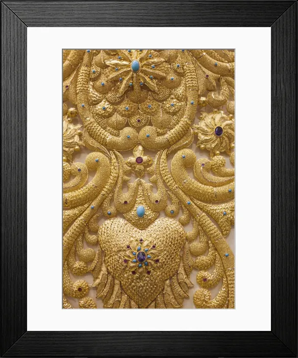 Framed Print : UAE, Dubai, Deira, Gold Souk, gold jewelry