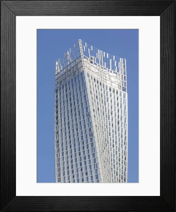 Framed Print : UAE, Dubai, Dubai Marina, the twisted Cayan Tower, detail Framed Print : UAE, Dubai, Dubai Marina, the twisted Cayan Tower, detail