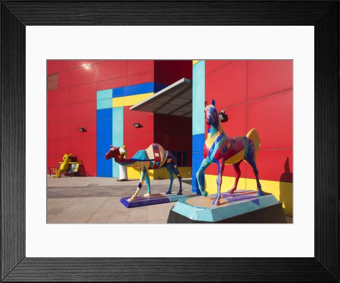 Framed Print : UAE, Dubai, Dubai Creek Area, Childrens City, detail Framed Print : UAE, Dubai, Dubai Creek Area, Childrens City, detail
