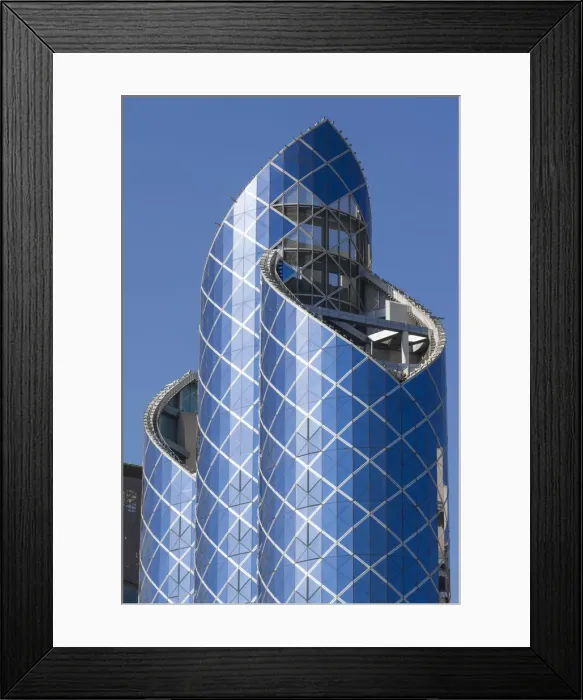 Framed Print : UAE, Dubai, Mankhool, Bur Jurman Towers