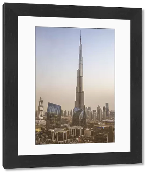 United Arab Emirates, Dubai, View of Burj Khalifa