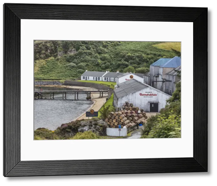 Framed Print : Bunnahabhain distillery, Islay, Inner Hebrides, Argyll, Scotland, UK Framed Print : Bunnahabhain distillery, Islay, Inner Hebrides, Argyll, Scotland, UK