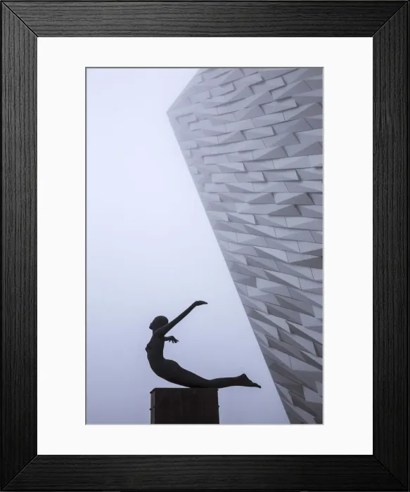 Framed Print : United Kingdom, Northern Ireland, Belfast, View of the Titanic Belfast museum Framed Print : United Kingdom, Northern Ireland, Belfast, View of the Titanic Belfast museum