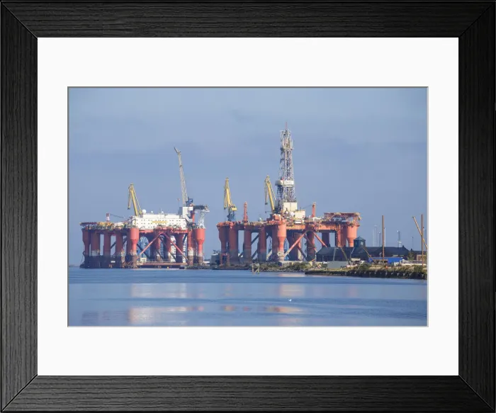 Framed Print : United Kingdom, Northern Ireland, Belfast, Oil Rig Framed Print : United Kingdom, Northern Ireland, Belfast, Oil Rig