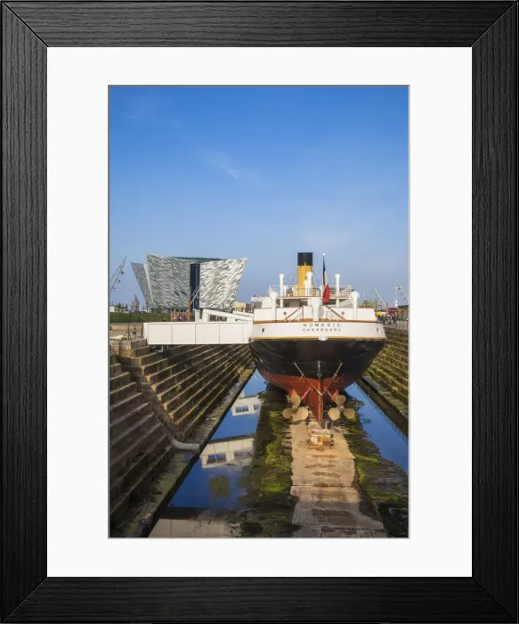 Framed Print : United Kingdom, Northern Ireland, Belfast, The SS Nomadic - Tender to the Titanic Framed Print : United Kingdom, Northern Ireland, Belfast, The SS Nomadic - Tender to the Titanic