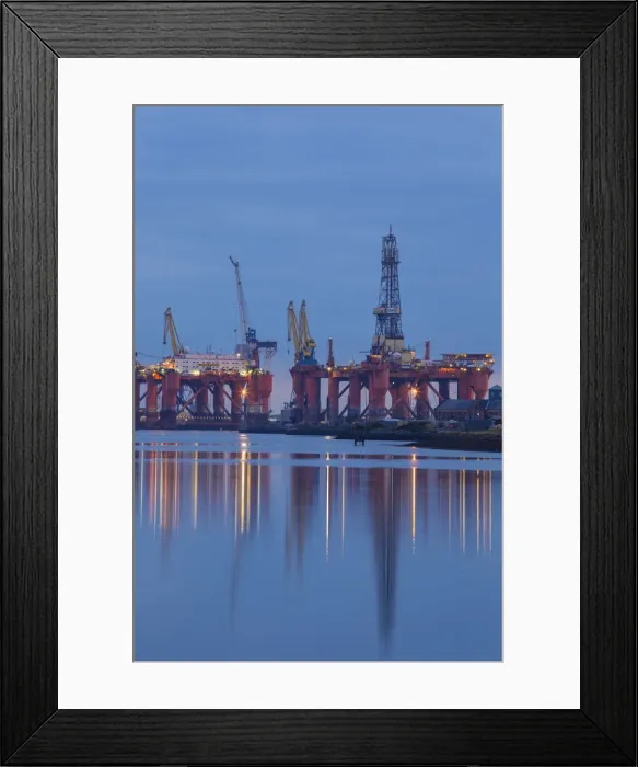 Framed Print : United Kingdom, Northern Ireland, Belfast, Oil Rig Framed Print : United Kingdom, Northern Ireland, Belfast, Oil Rig