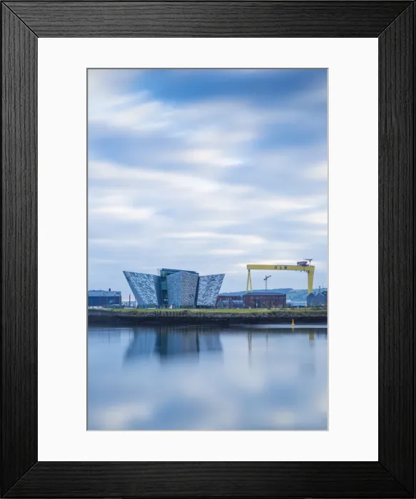 Framed Print : United Kingdom, Northern Ireland, Belfast, View of the Titanic Belfast museum Framed Print : United Kingdom, Northern Ireland, Belfast, View of the Titanic Belfast museum