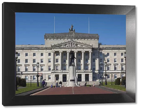UK, Northern Ireland, Belfast, Stormont, Parliament of Northern Ireland, exterior