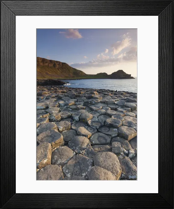 Framed Print : UK, Northern Ireland, County Antrim, Bushmills, Giants Causeway, Unesco World Heritage