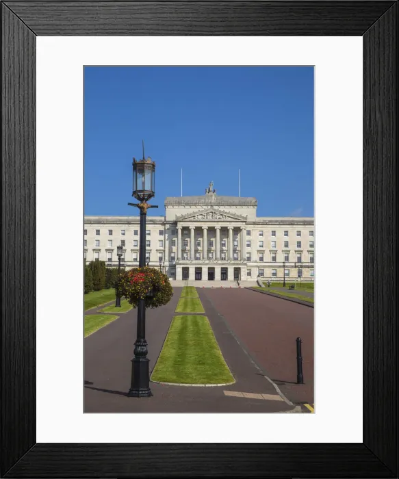 Framed Print : United Kingdom, Northern Ireland, Belfast, Stormont Parliament Buildings home to Framed Print : United Kingdom, Northern Ireland, Belfast, Stormont Parliament Buildings home to