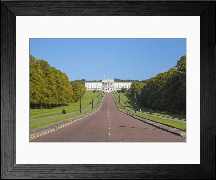 Framed Print : United Kingdom, Northern Ireland, Belfast, Stormont Parliament Buildings home to
