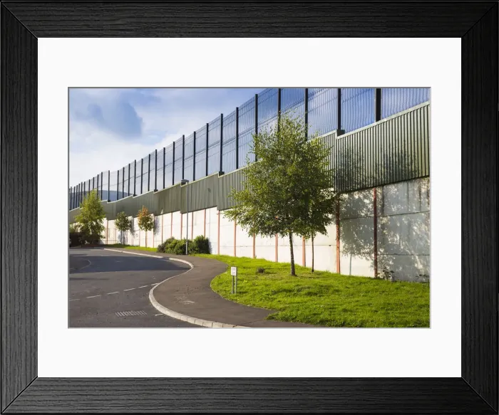 Framed Print : United Kingdom, Northern Ireland, Belfast, Falls Road