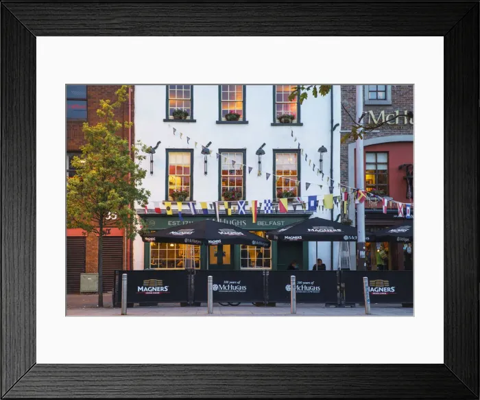 Framed Print : United Kingdom, Northern Ireland, Belfast, McHughs pub - McHughs is the oldest surviving Framed Print : United Kingdom, Northern Ireland, Belfast, McHughs pub - McHughs is the oldest surviving