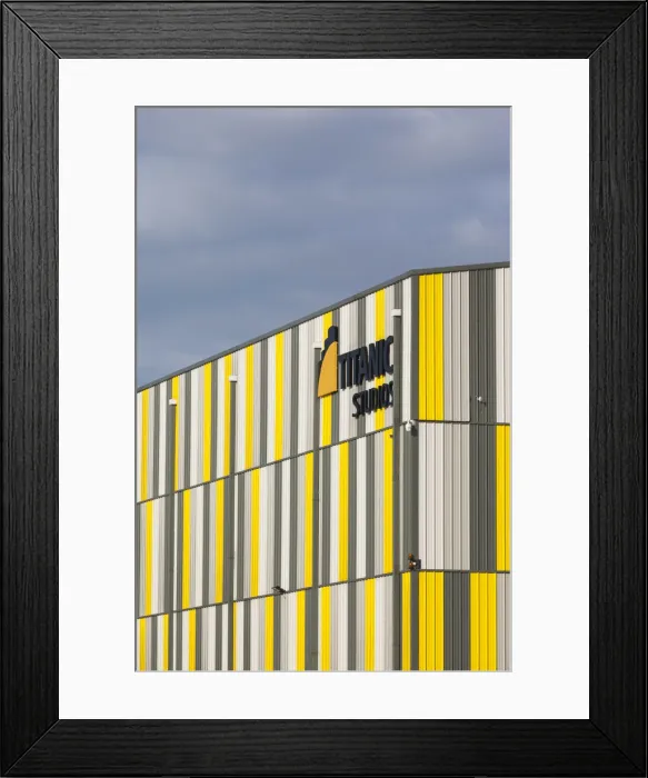 Framed Print : UK, Northern Ireland, Belfast, Belfast Docklands, Titanic Studios, home of the TV Framed Print : UK, Northern Ireland, Belfast, Belfast Docklands, Titanic Studios, home of the TV