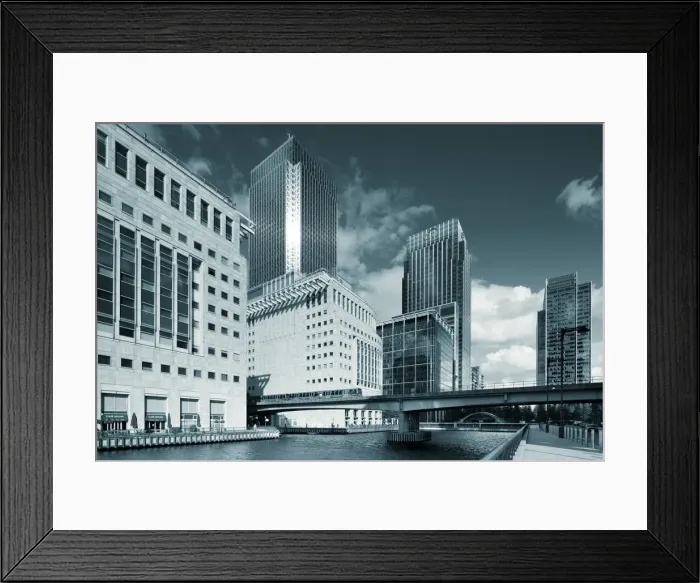 Framed Print : Canary Wharf, Docklands, London, England Framed Print : Canary Wharf, Docklands, London, England