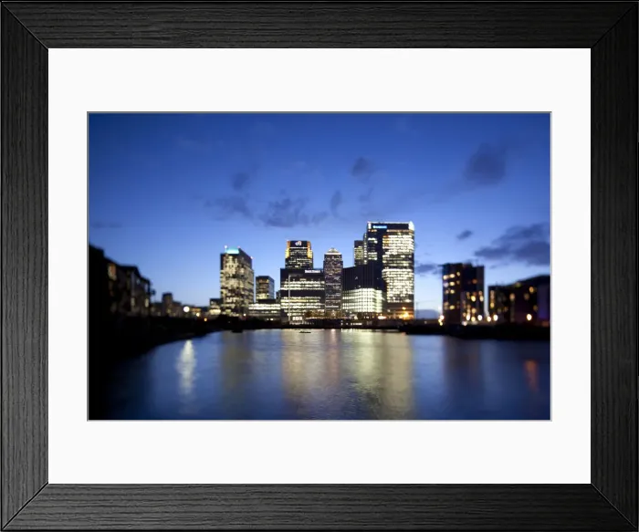 Framed Print : Canary Wharf, Docklands, London, England Framed Print : Canary Wharf, Docklands, London, England