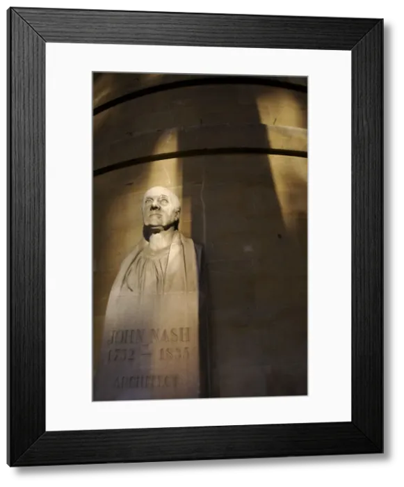 Framed Print : Statue of John Nash, London, England, UK Framed Print : Statue of John Nash, London, England, UK